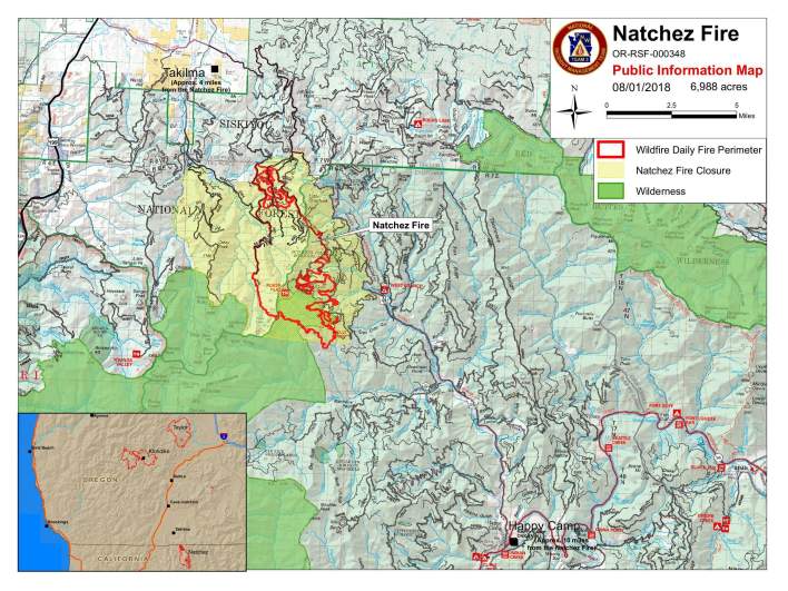 Natchez Fire Map
