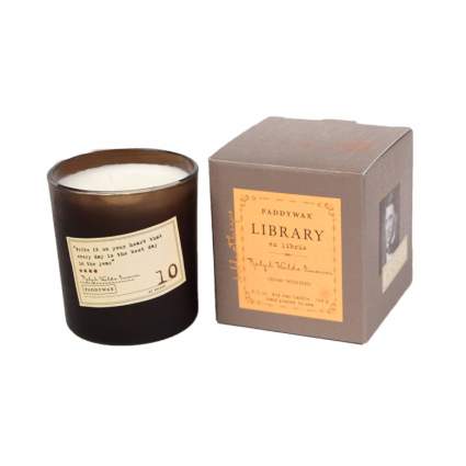 paddywax library man candle