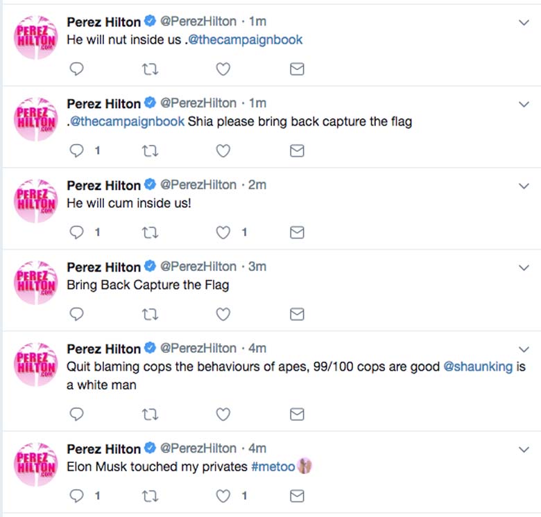 Perez Hilton Twitter
