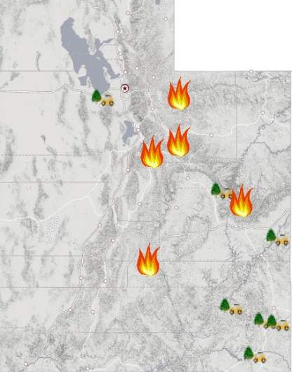 Utah Fire Maps