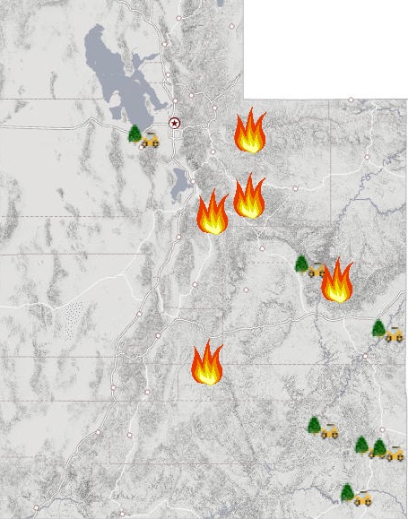 Utah Fire Map: Track Fires Near Me Right Now [August 14]  Heavy.com