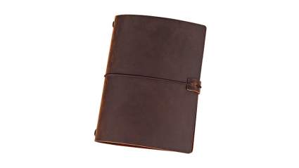 september leather notebook cover