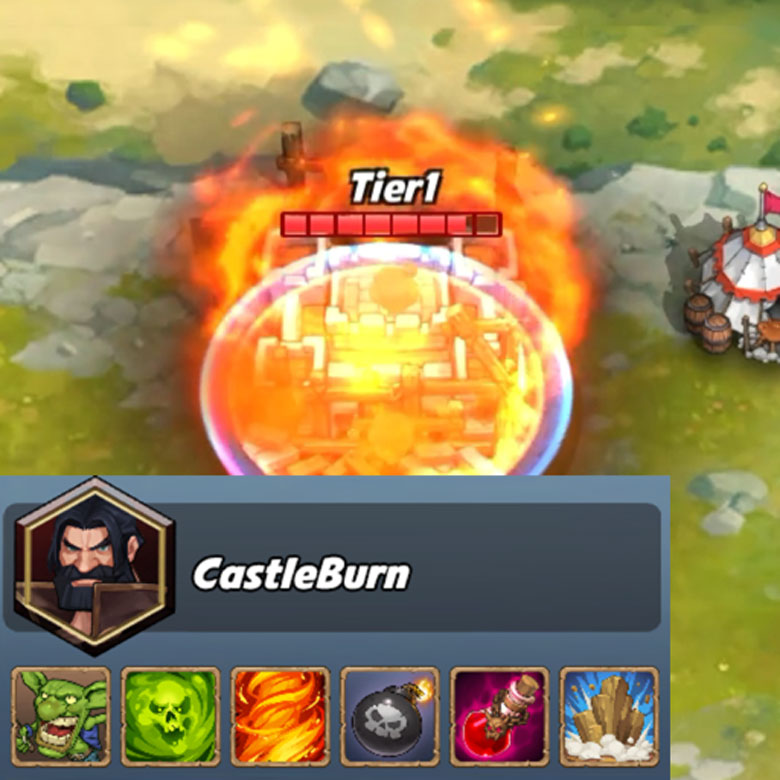 Castle Burn Tips