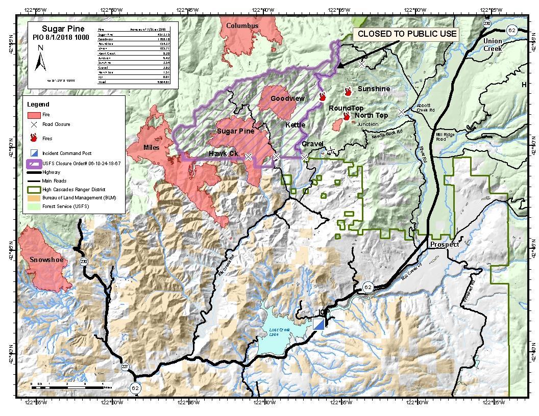 Oregon & Washington Fire Maps: Fires Near Me [August 1]