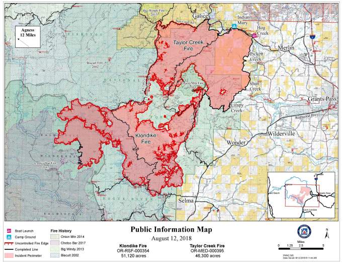 Taylor Creek Fire Map