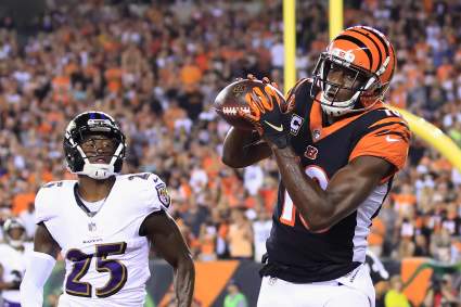 Fantasy Football Players React on Social Media to A.J. Greens’ Three TD Half