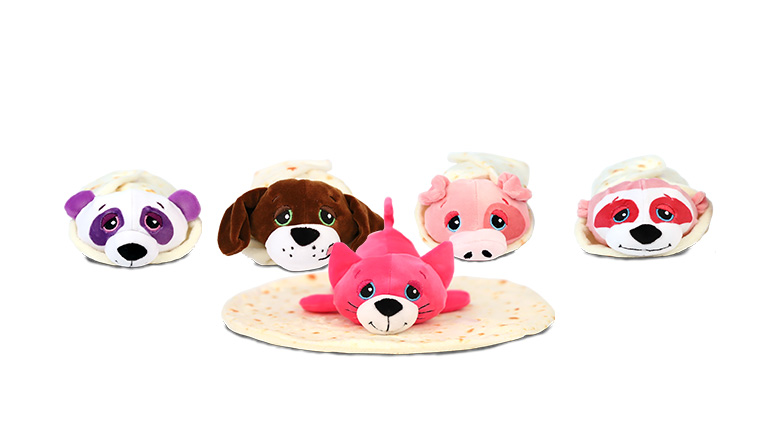 animal burrito toy