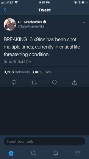 6ix9ine Death Hoax Surfaces But Rapper Is Still Alive Heavy Com