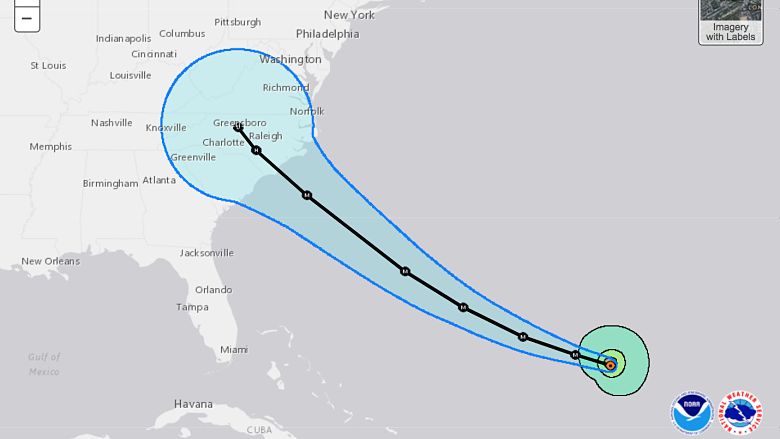 Hurricane Florence GFS model