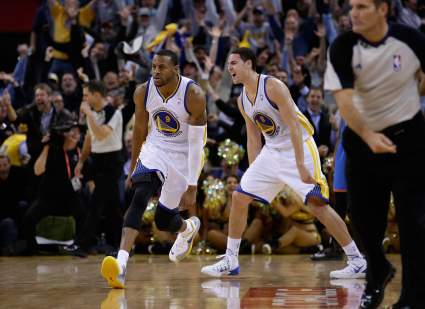 Andre Iguodala Thinks Luke Walton is Recruiting Klay Thompson