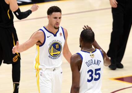 Klay Thompson Is HEATED on Warriors Bench During Nets’ Blowout [WATCH]