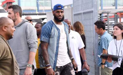 WATCH: LeBron James, Channing Tatum Complete Dares for New School