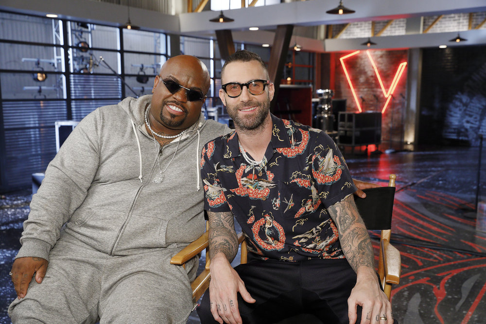 CeeLo Green and Adam Levine On The Voice