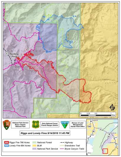 Riggs and Lonely Fire Map