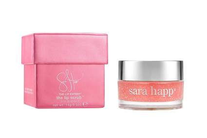 Pink sara happ lip exfoliator and box