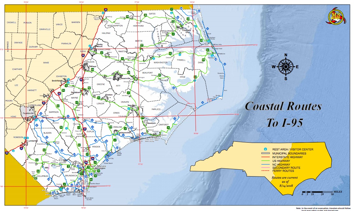 North Carolina Evacuation Updates: Map & Routes