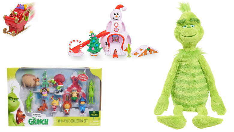 the grinch toy set
