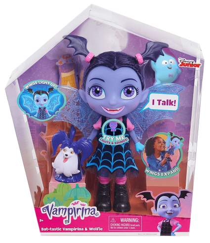 vampirina bat-tastic talking wolfie dolls