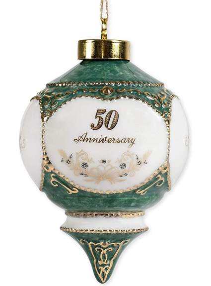 50th Wedding Anniversary Ornament