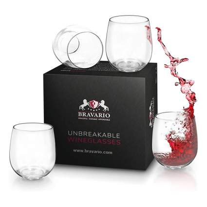unbreakable wine glasses