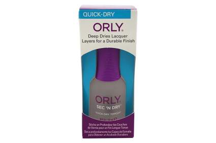 Box with frosted bottle or Orly Quick Dry