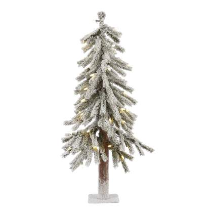short alpine style christmas tree