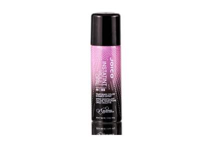 can of tinted hair spray in pink