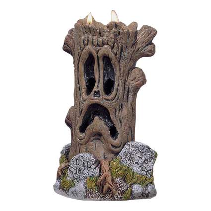 Haunted tree candle