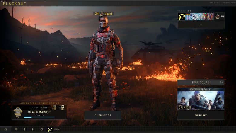 how long call of duty blackout