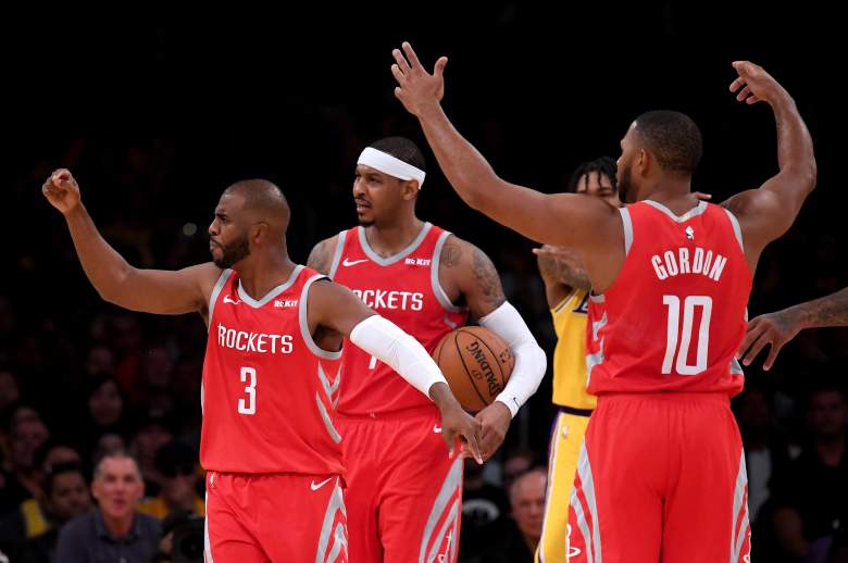 Houston Rockets Chris Paul James Harden Carmelo Anthony Basketball