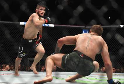 Khabib Brawls With Conor McGregor Coach Dillon Danis After UFC 229 Win