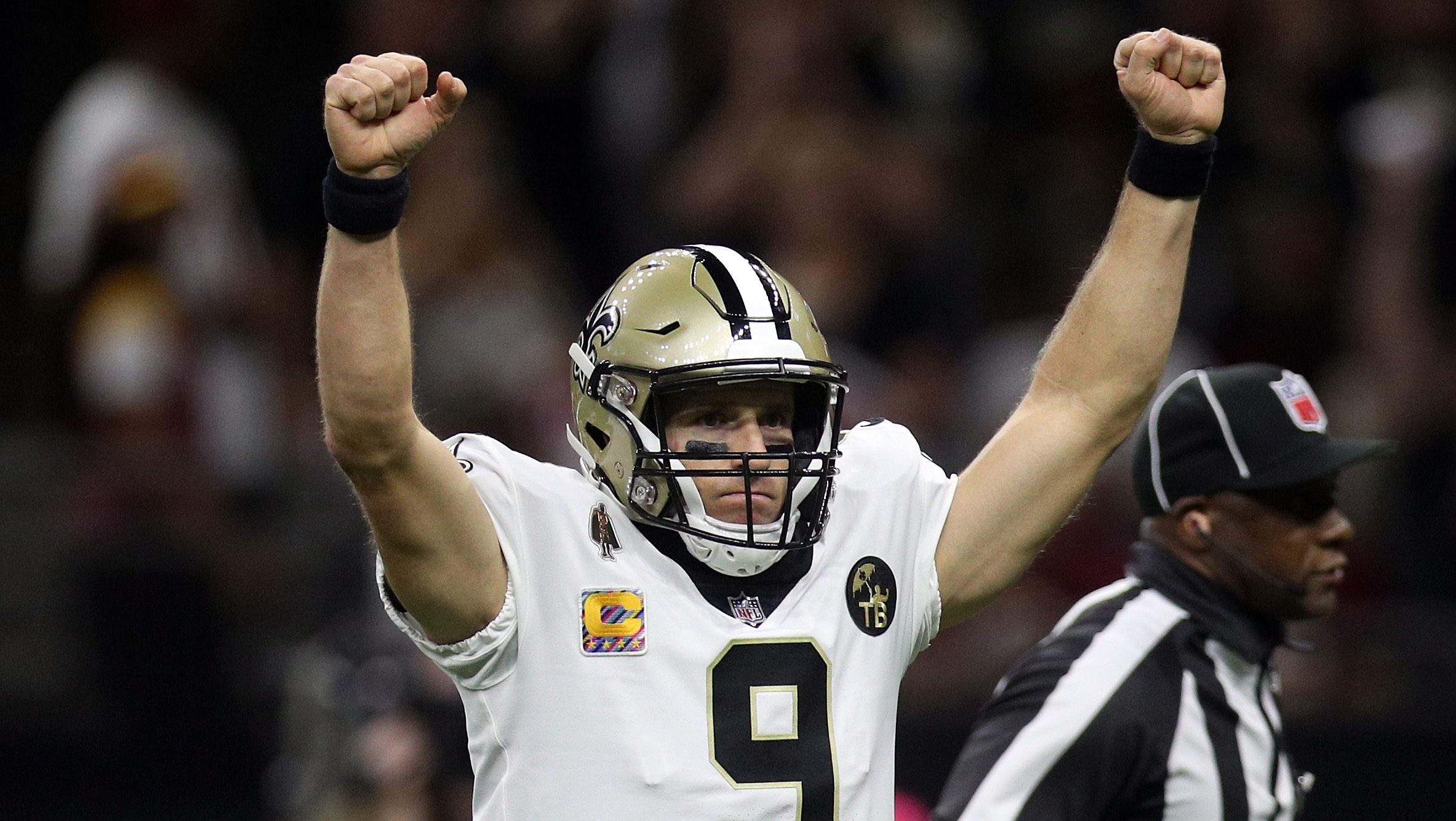 Watch Drew Brees Break The All-Time Passing Record