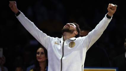 WATCH: Klay Thompson Breaks NBA Record for Threes in a Game