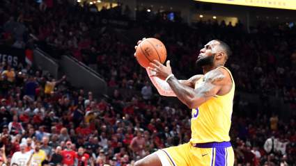 WATCH: Lebron James & Damian Lillard Trade Dunks To Start Off The NBA Season