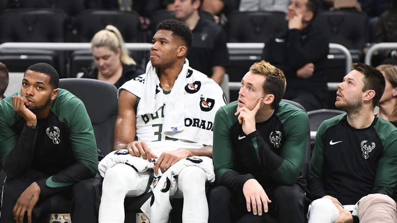 Giannis sidelined