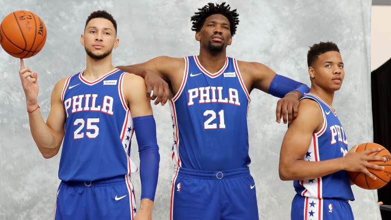 sixers starting lineup