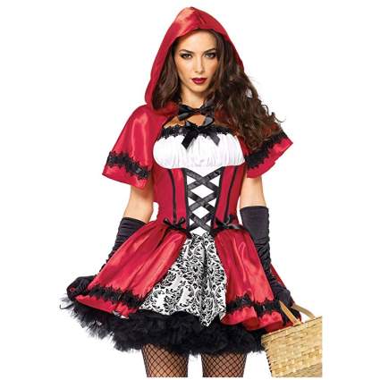 gothic red riding hood costume
