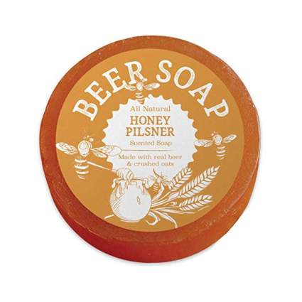 honey pilsner beer soap