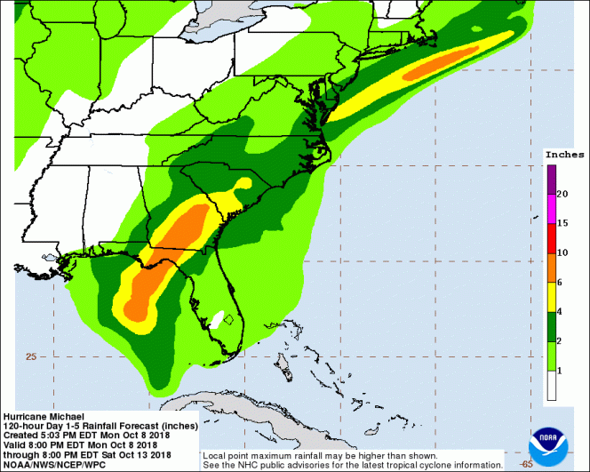 Hurricane Michael Projected Path: Maps & Trackers  Heavy.com