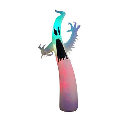 inflatable color changing halloween ghost