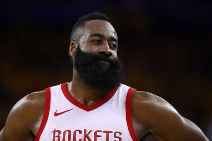 WATCH: James Harden Gets Away With Brutal Travel Two Feet From Referee