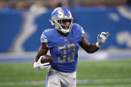 WATCH: Lions’ Kerryon Johnson Brutally Throws Seahawks Defender to Ground