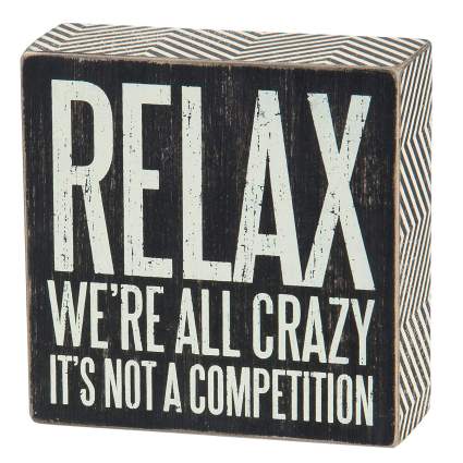 relax sign
