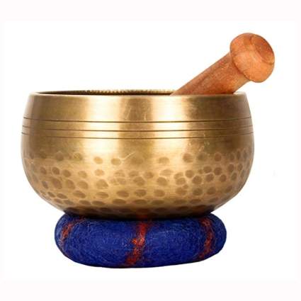 brass tibetan meditation singing bowl