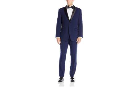 perry ellis blue tuxedo