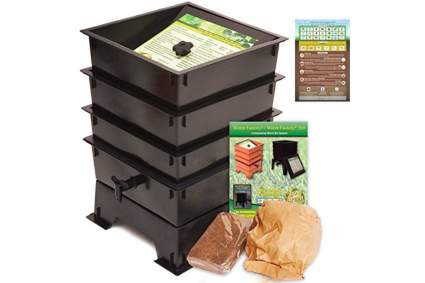 Worm Factory DS3BT 3-Tray Worm Composting Bin