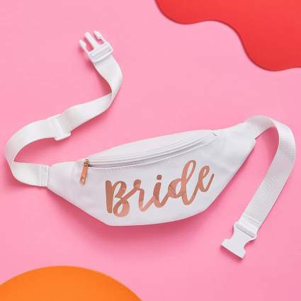bride fanny pack