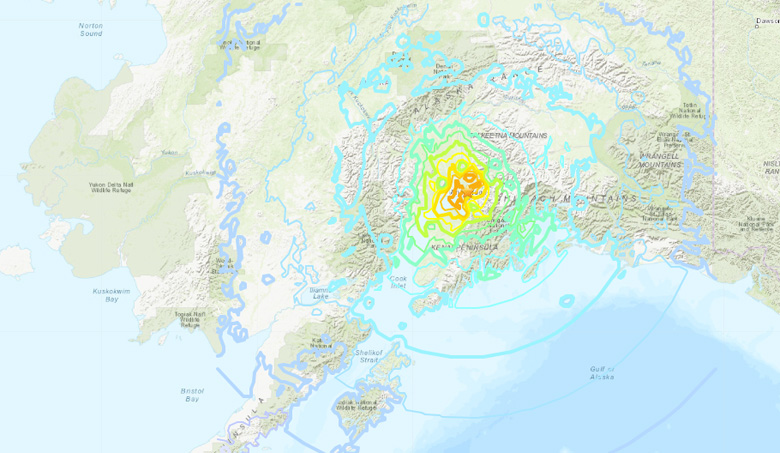 USGS Alaska Earthquake November 30
