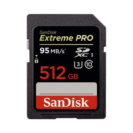 34% Off SanDisk 512GB Extreme PRO SDXC UHS-I Card
