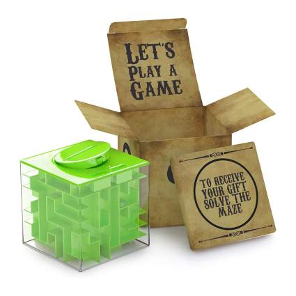 Green puzzle box